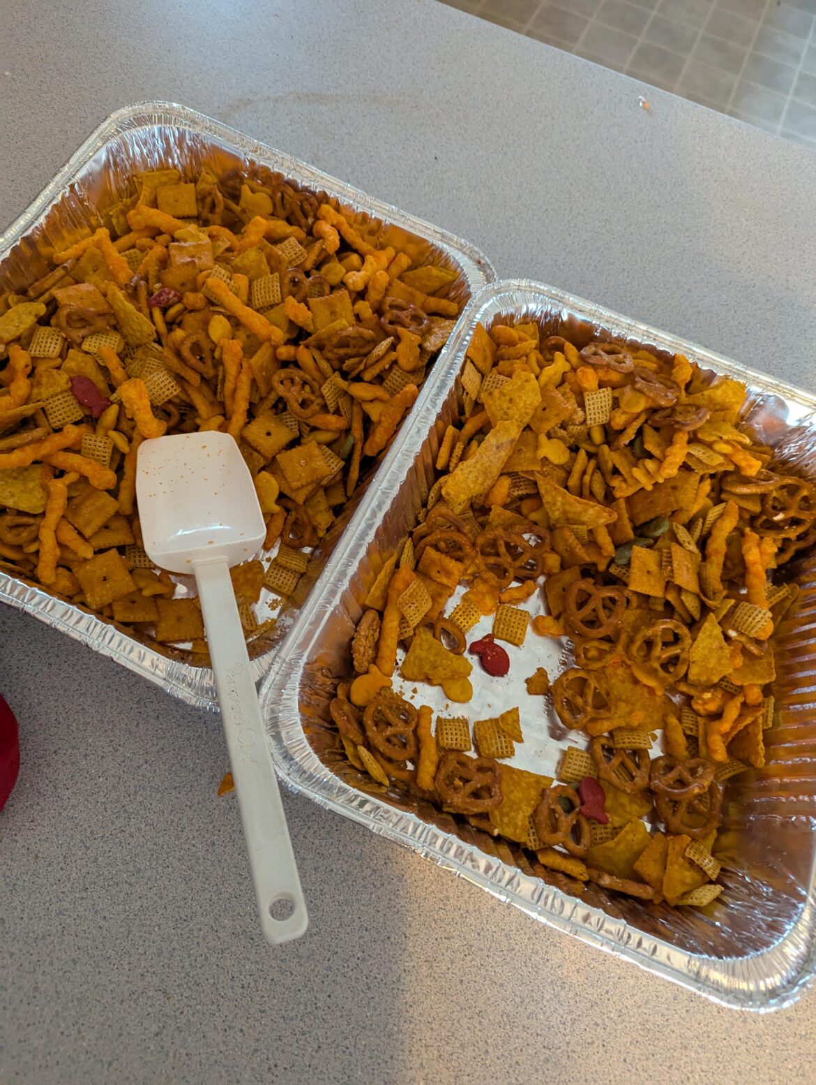 I guess if I can't do brisket perfectly, I'll stick with mediocre chex mix...