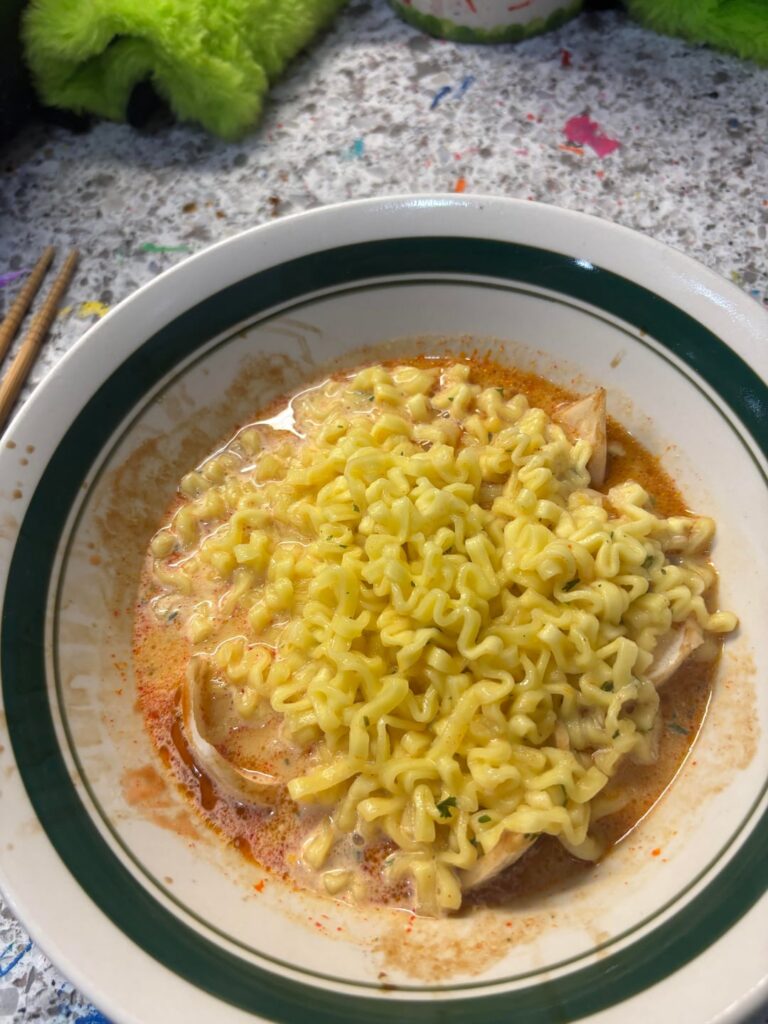 Me and mom made Ramen !!!