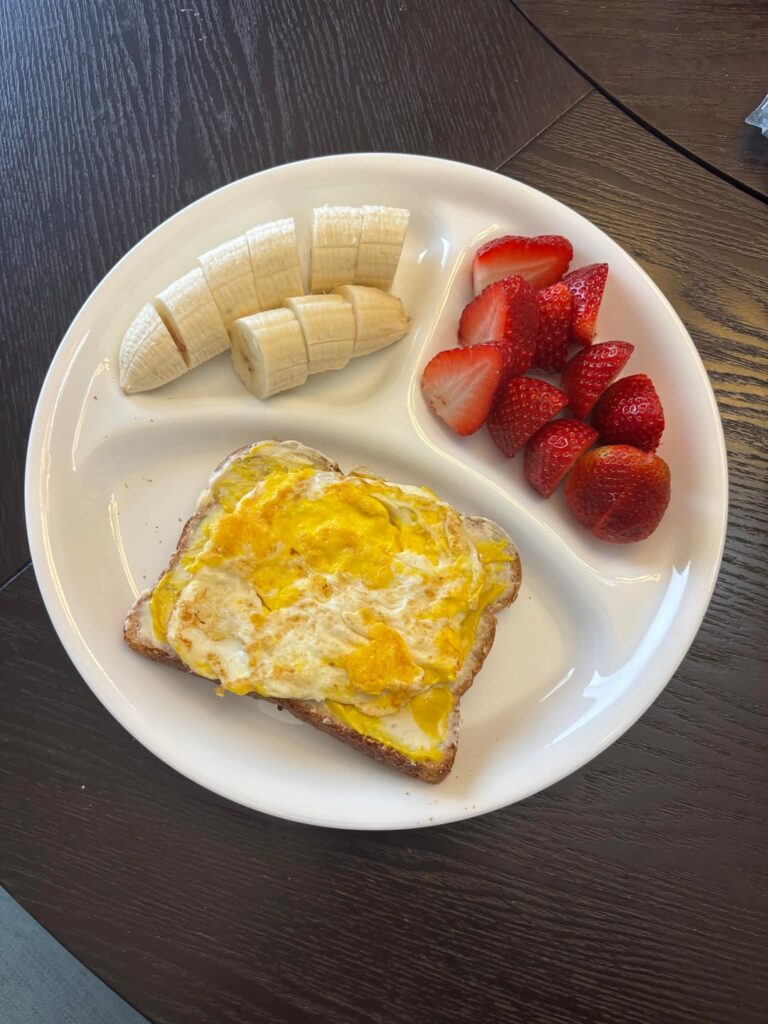 The same breakfast for four days in a row 🤣