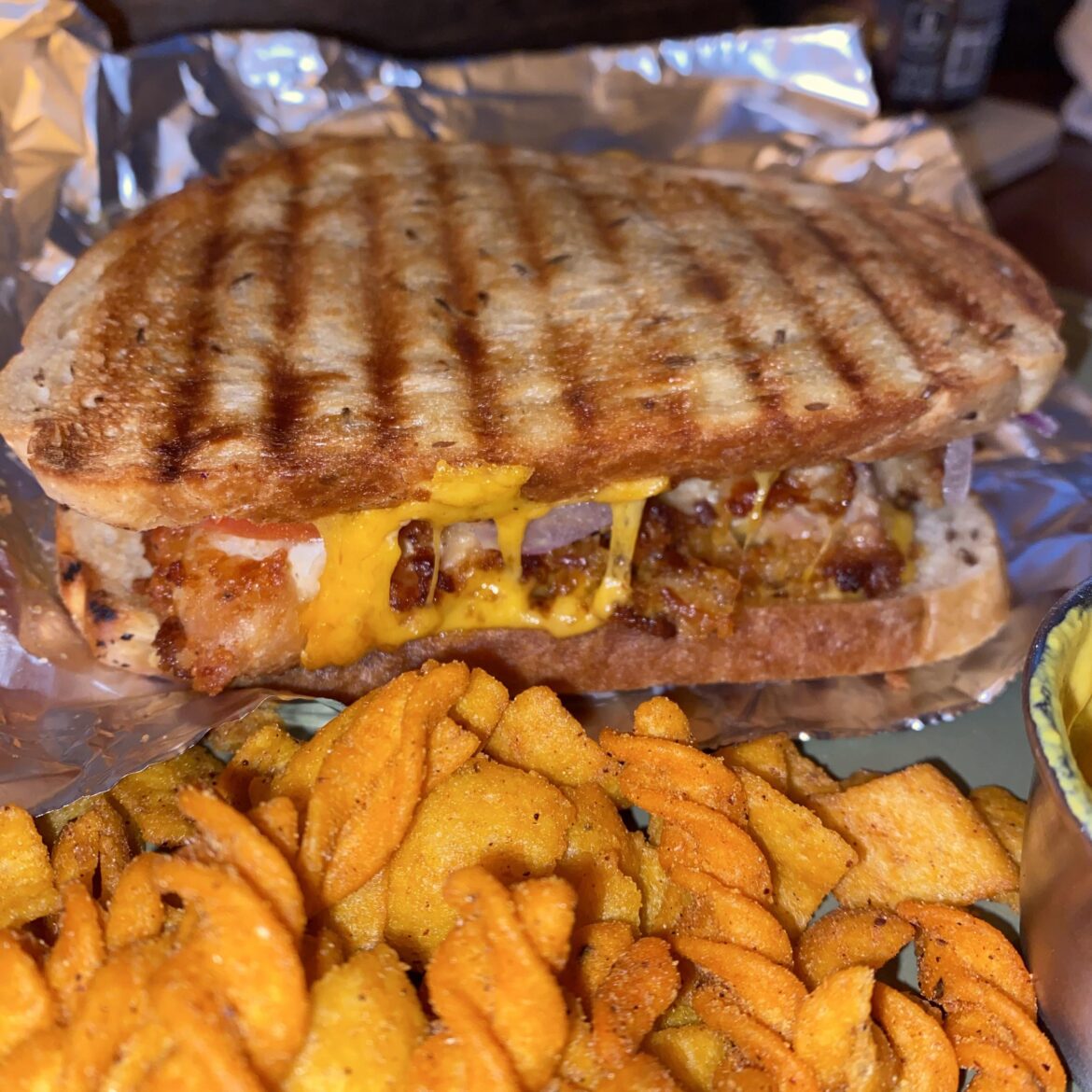 Parmesan Crusted Chicken on Rye