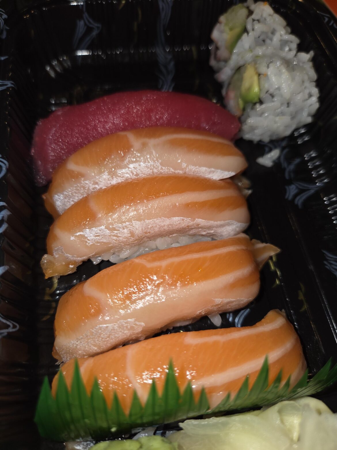 What is this white stuff on my salmon?