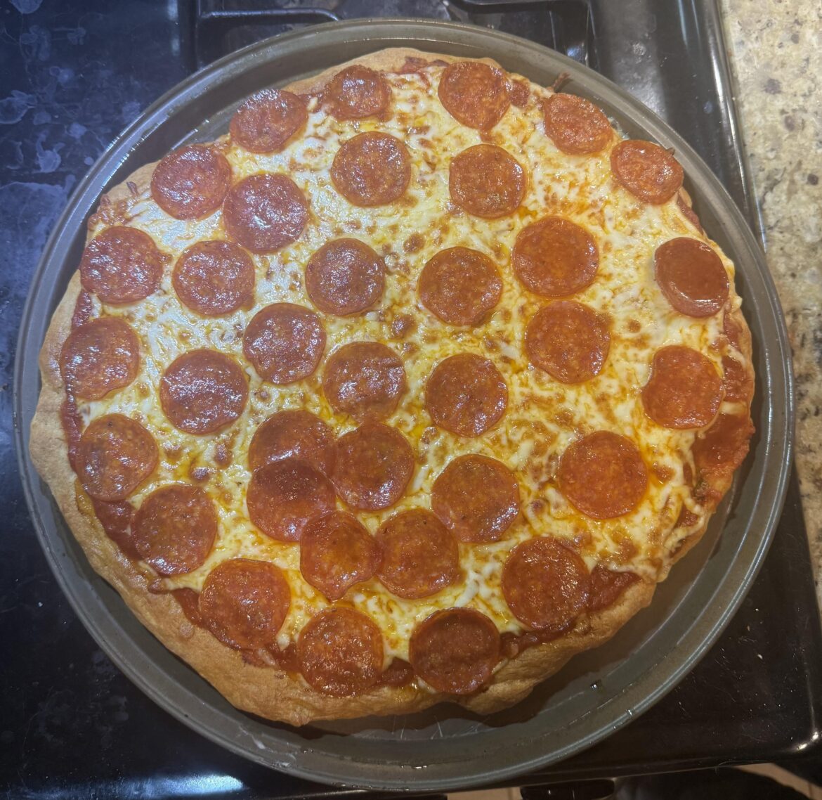 First attempt at low carb pizza