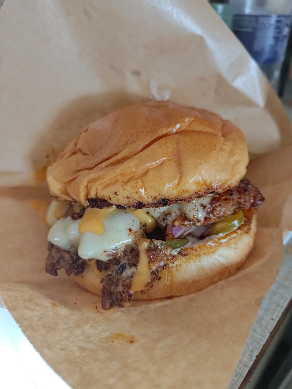 A little homemade burger from me!