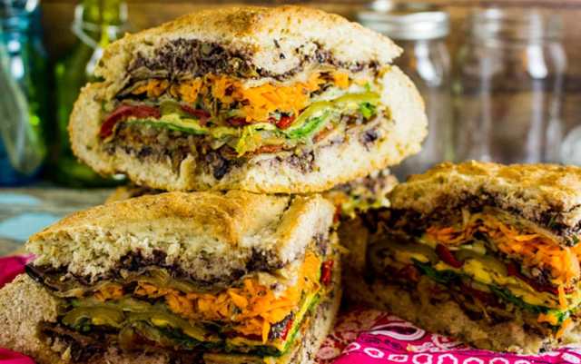 Veggie Muffuletta [Vegan]