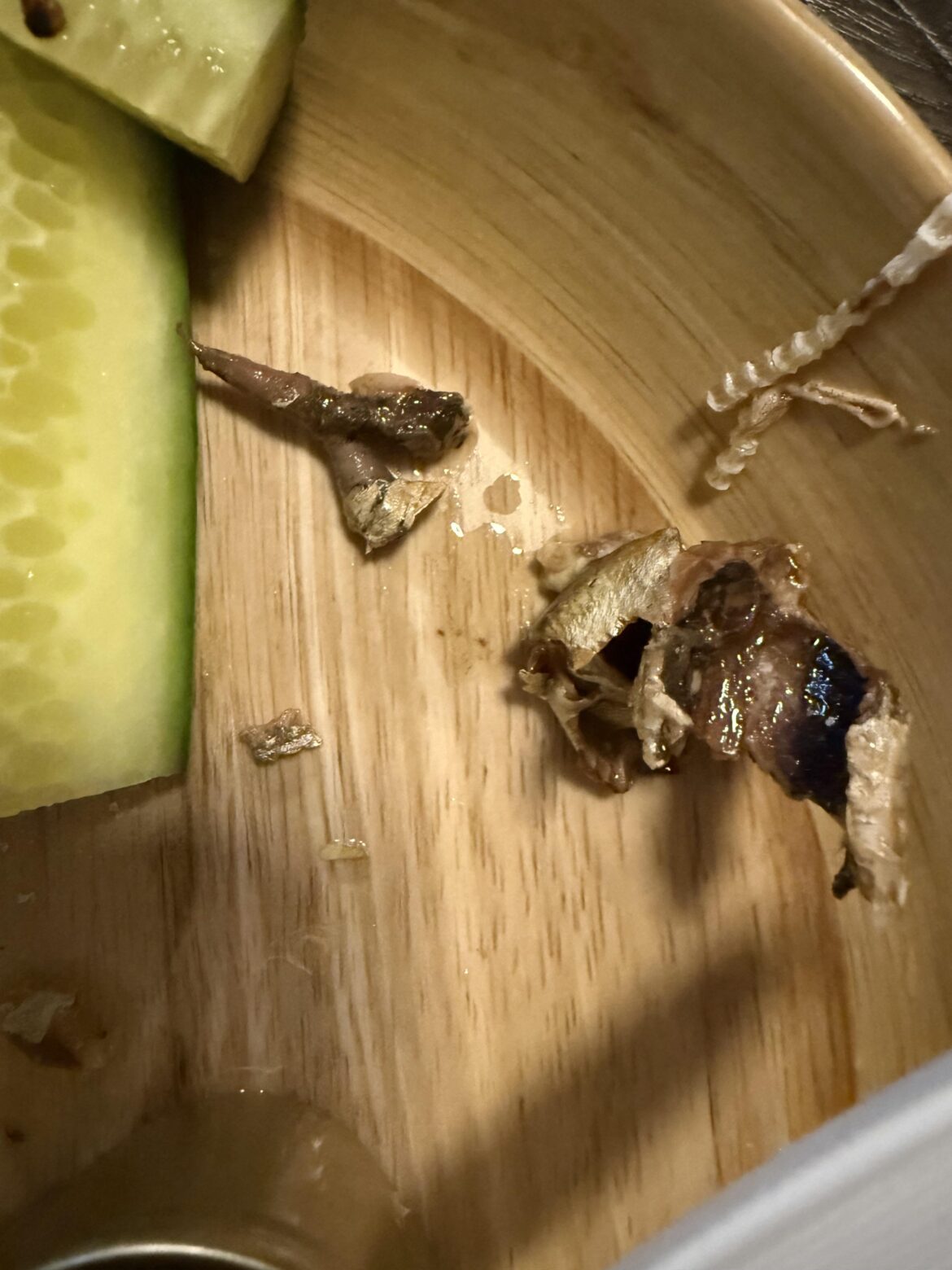 Hi all, what’s this I pulled out of the sardine? It kinda looks like lungs, which I know is not the case here lol