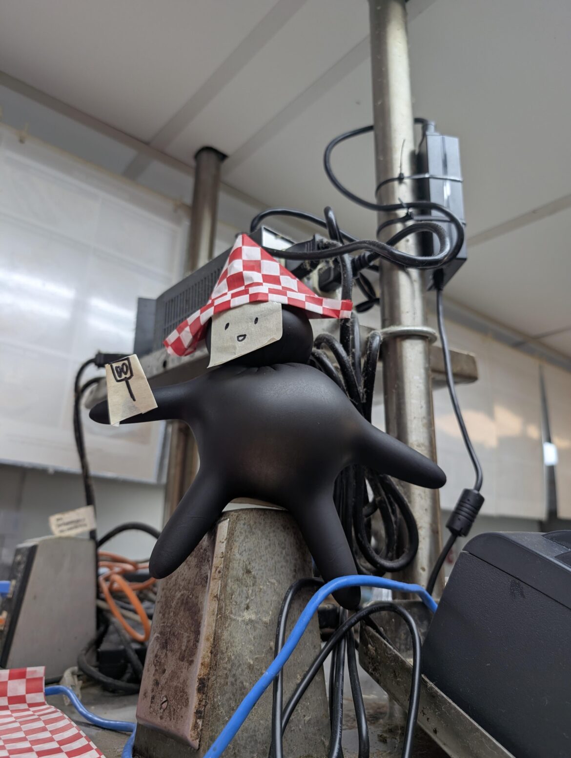 This is glove chef, glove chef is here to make sure you aren't hitting your vape on the line.