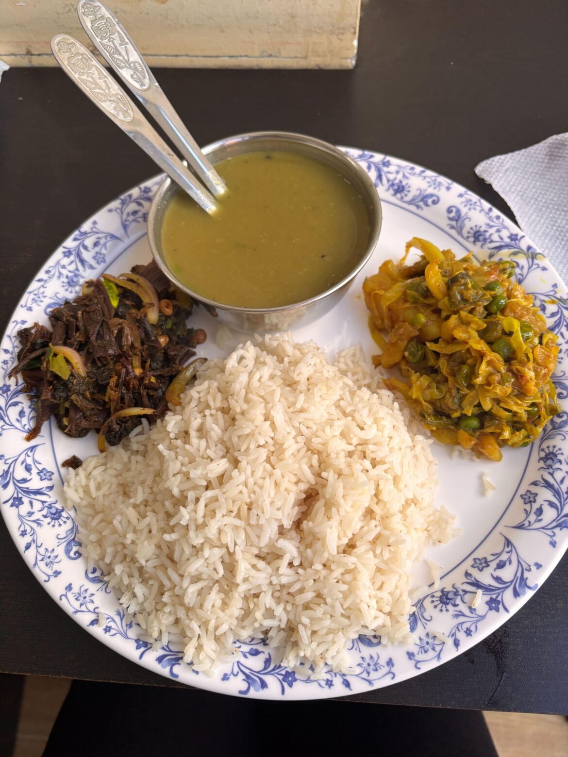 Today's lunch at office.