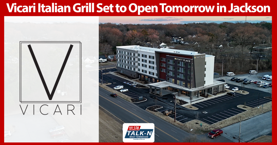 Vicari Italian Grill Set to Open Tomorrow in Jackson, Tennessee