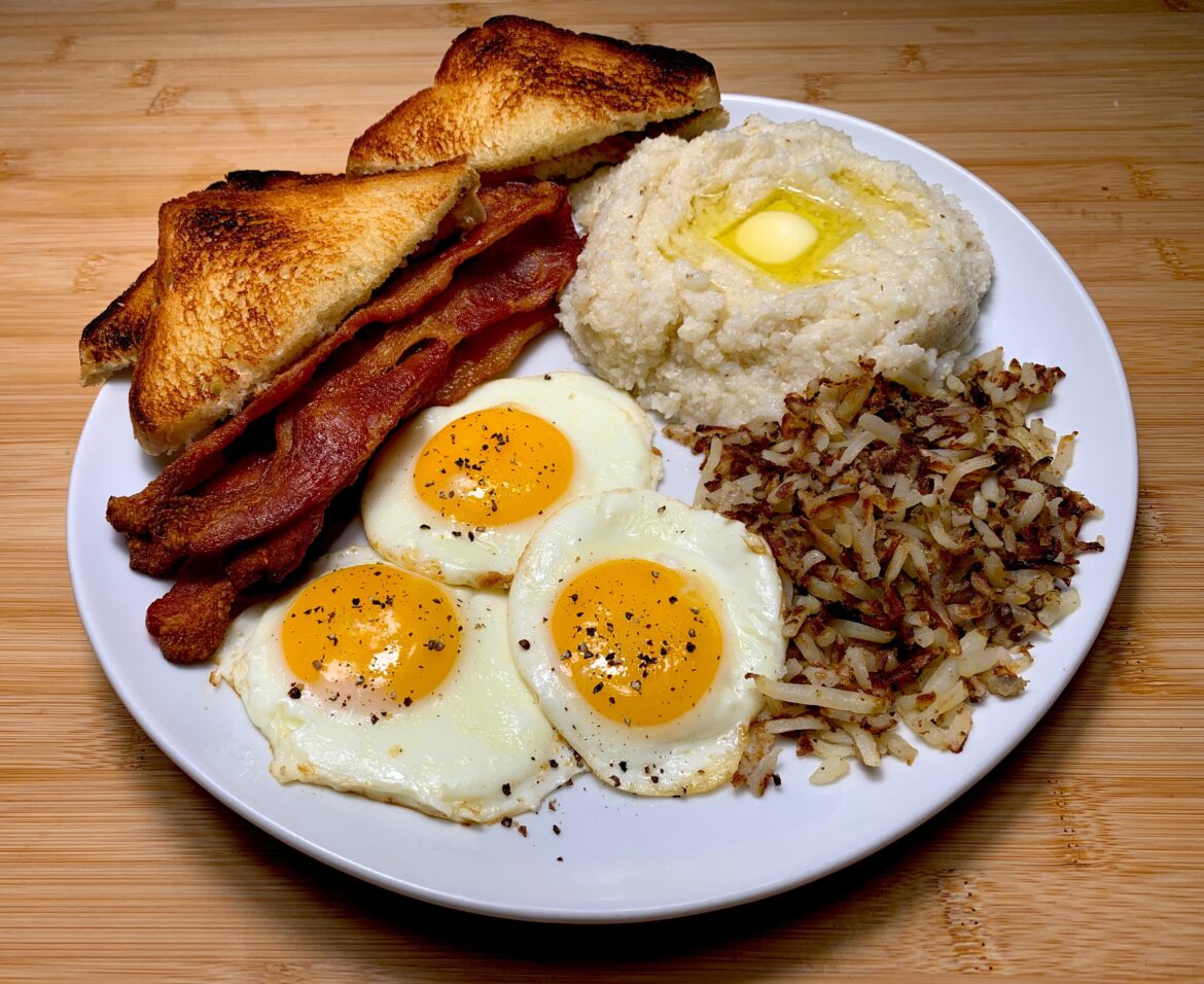 Bacon and Eggs with Sides