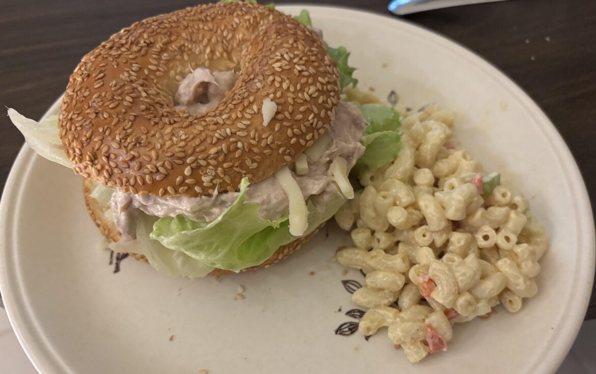 Tuna bagel