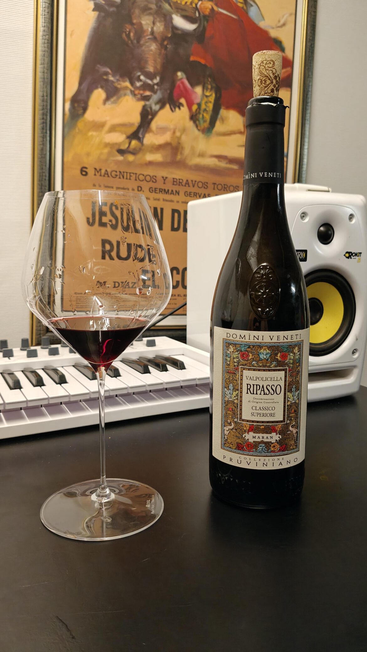 Ripasso opened up during overnight in the fridge and turned completely