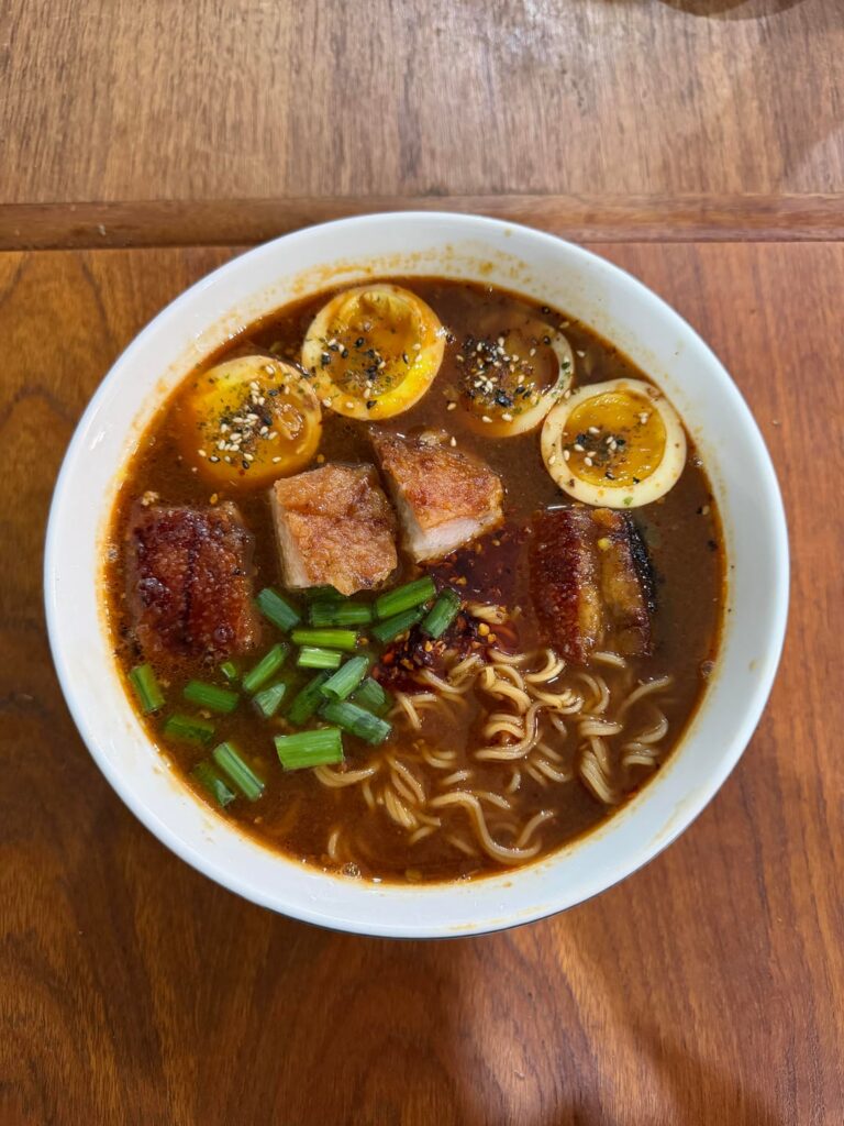 Got a new bowl and made crispy pork belly for the first time time