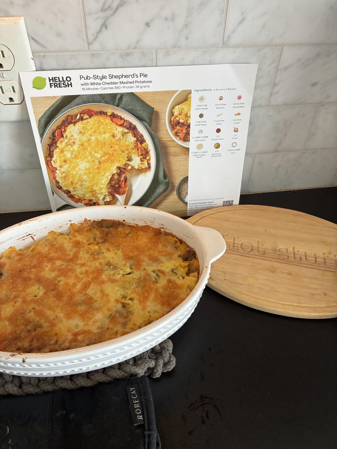 Shepards Pie / comfort food.