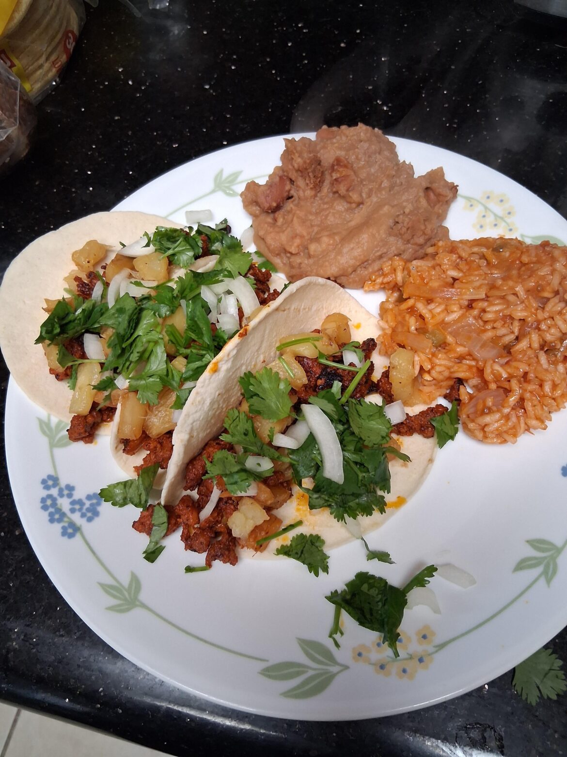 My attempt at al pastor tacos