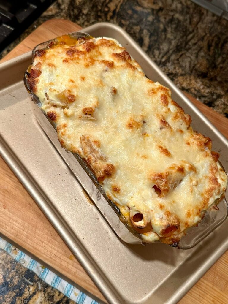 Baked Rigatoni with 3 Cheeses