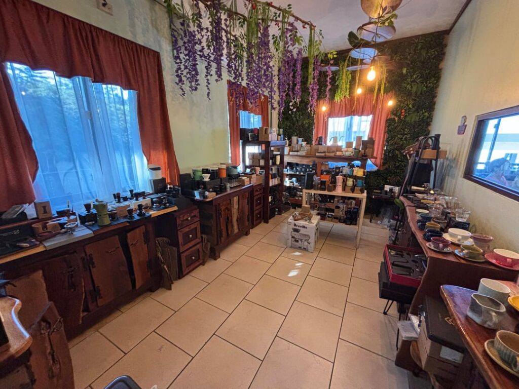 Espresso shop inside a cafe in Puerto Rico!