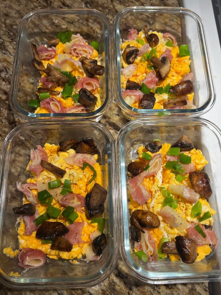 Meal prep for the week with breakfasts, lunches, and snacks!