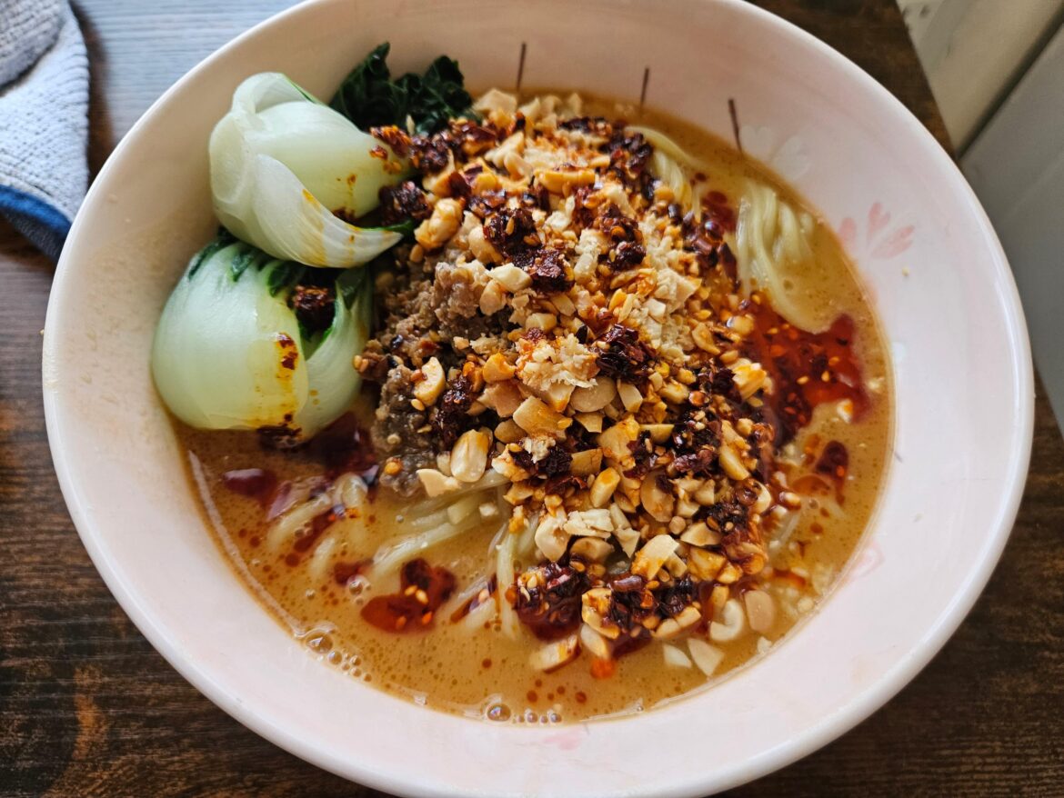 Tantanmen made while stuck inside because of the snow