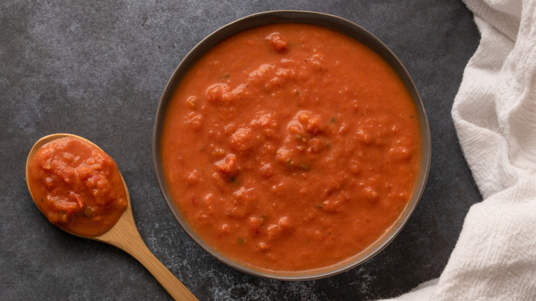 Vodka sauce in a bowl