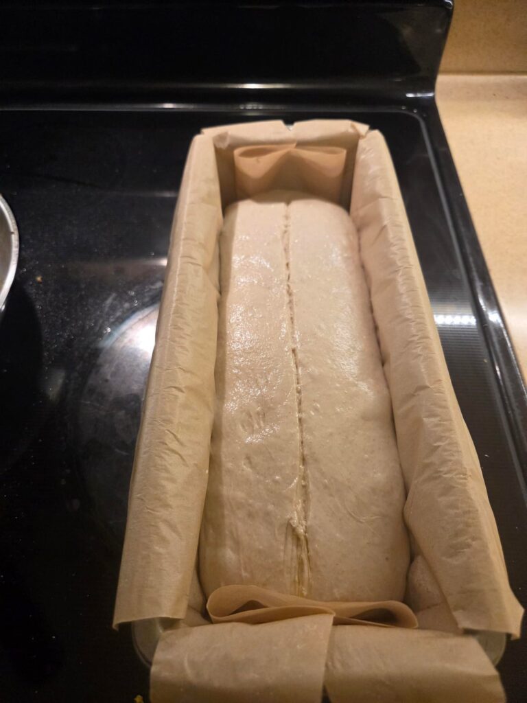 Tried cold oven method on my sourdough sandwich loaf. Pleased with the results. Tried cold oven method on my sourdough sandwich loaf. Pleased with the results.