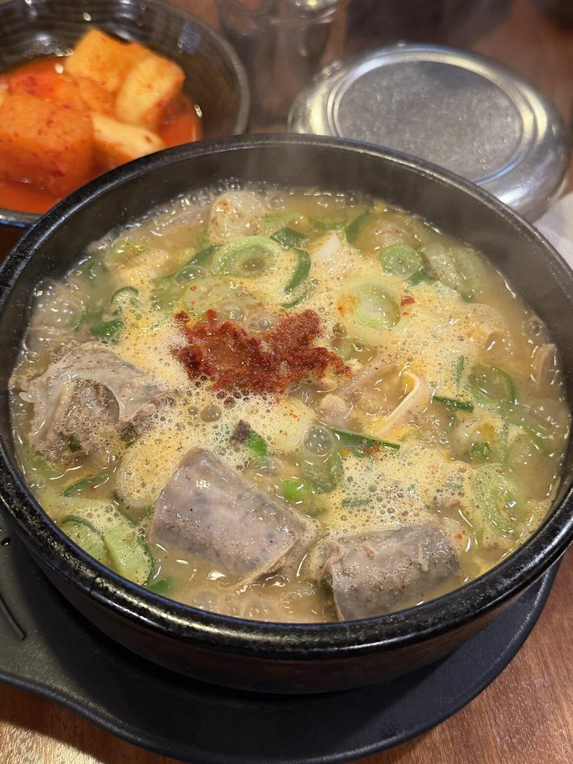 I ate sundae guk! 😋