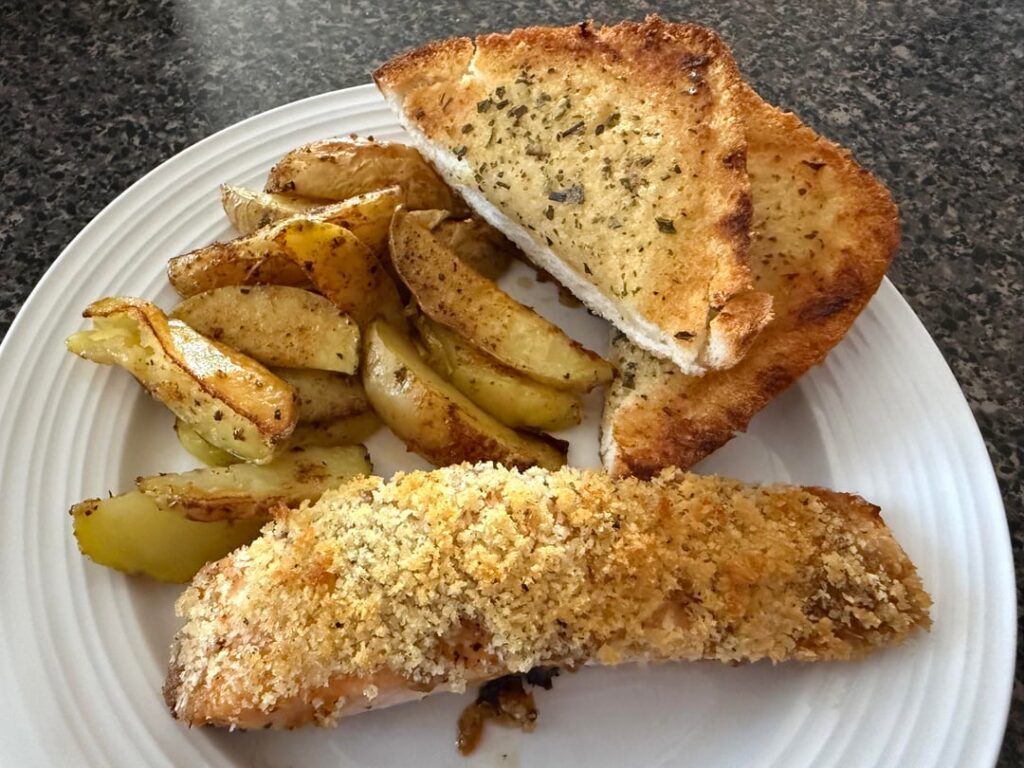 Prep & Bake Crispy Dijon Salmon…Easy, Quick and Good! Review Below ⬇️ Prep & Bake Crispy Dijon Salmon…Easy, Quick and Good! Review Below ⬇️