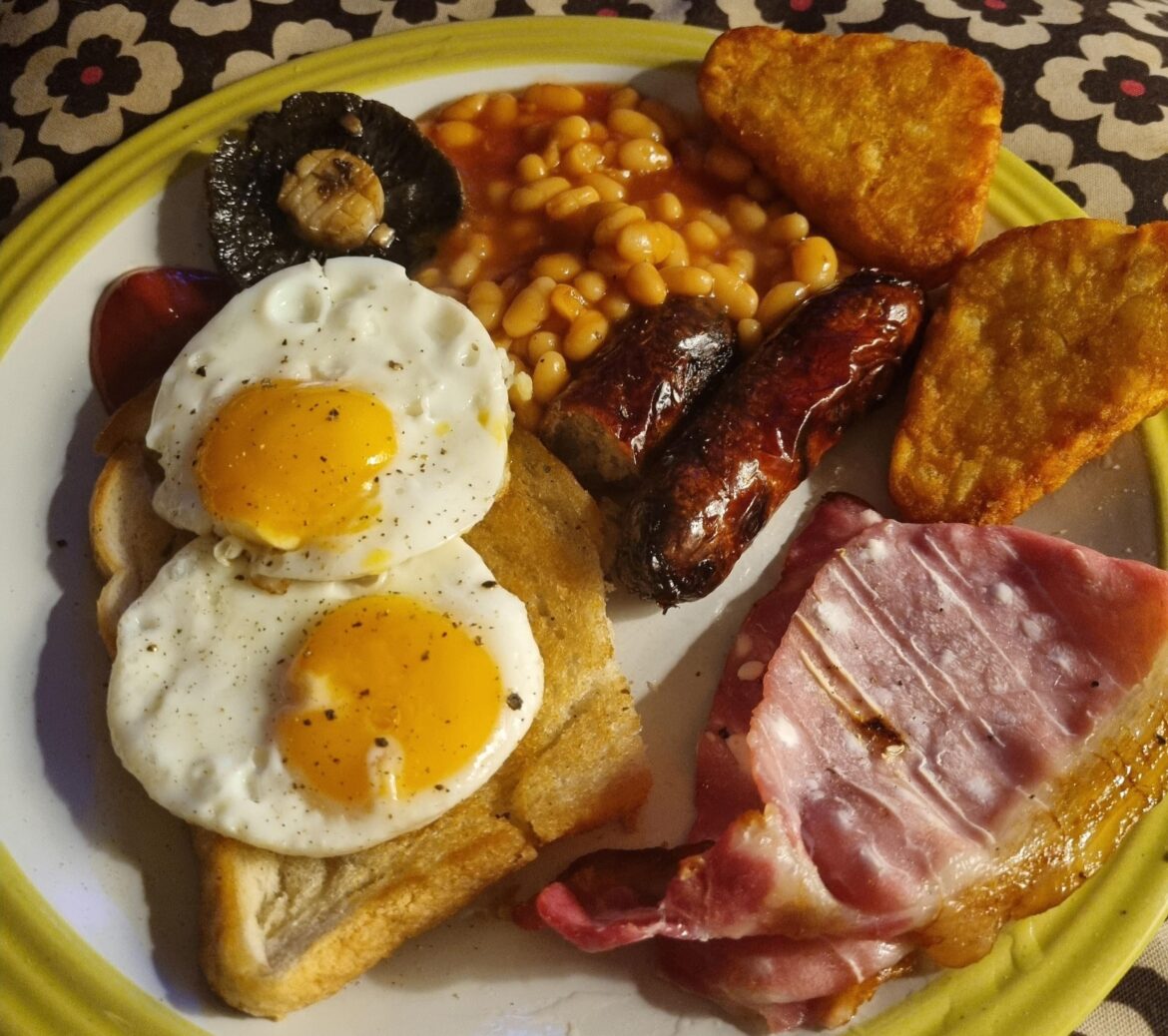 Lost half a sausage.