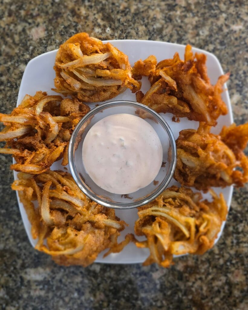 Crispy Onion Bird Nests