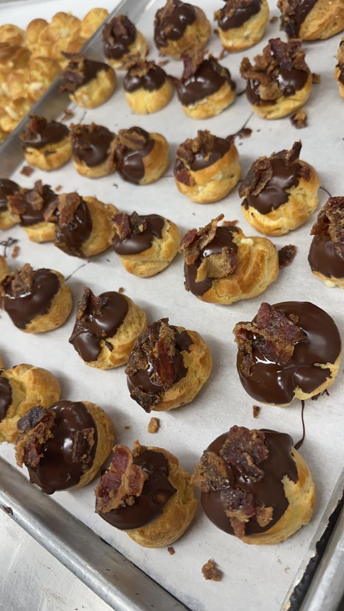 Maple Bacon Profiteroles
