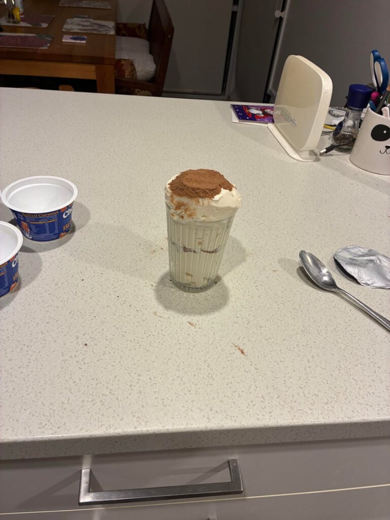 48.7 grams of protein in this mornings yogurt parfait!