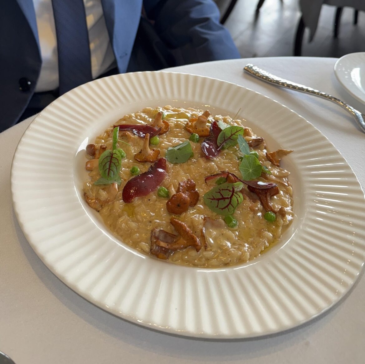 Risotto with chanterelles