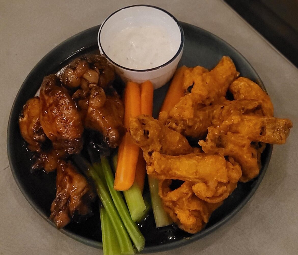 Whisky Maple & Buffalo wings.