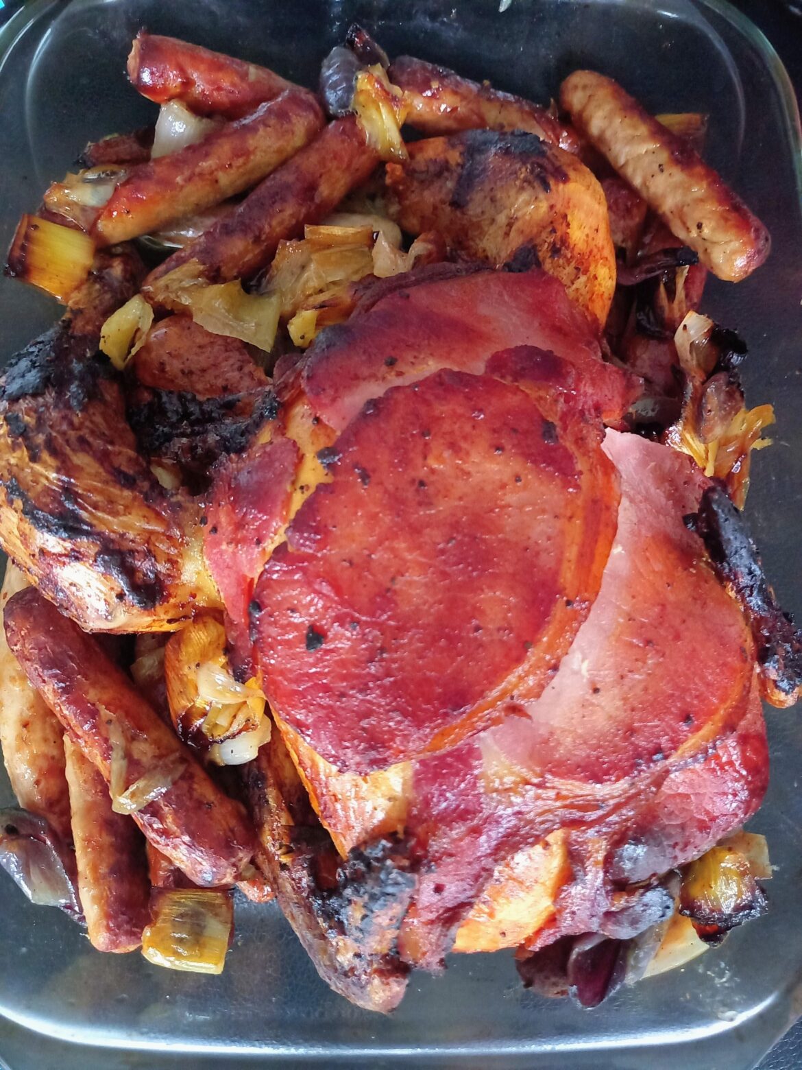 Bacon Wrapped Chicken & Chipolatas