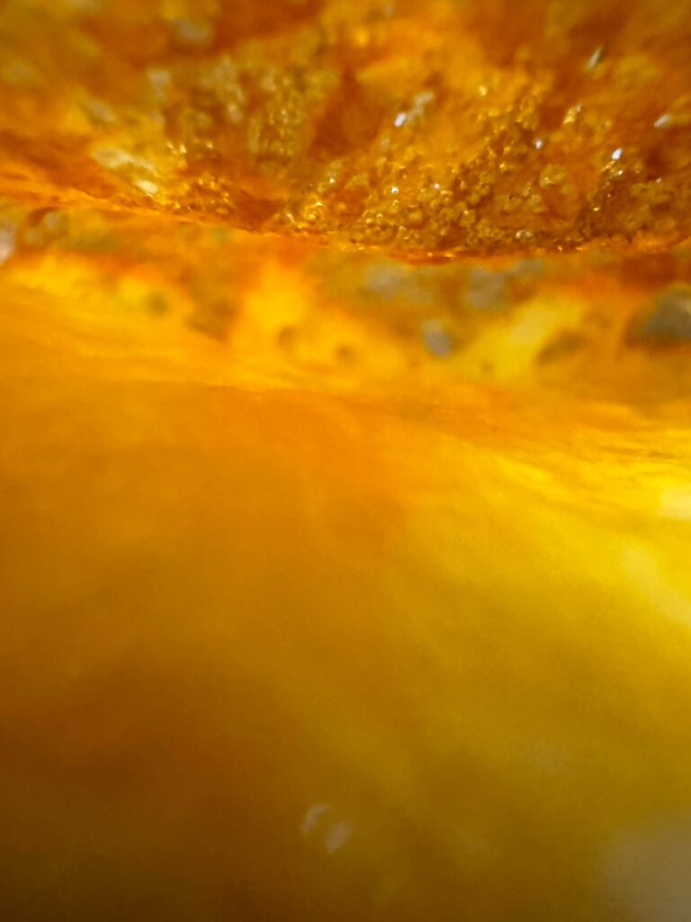 The inside of my cheesy bread