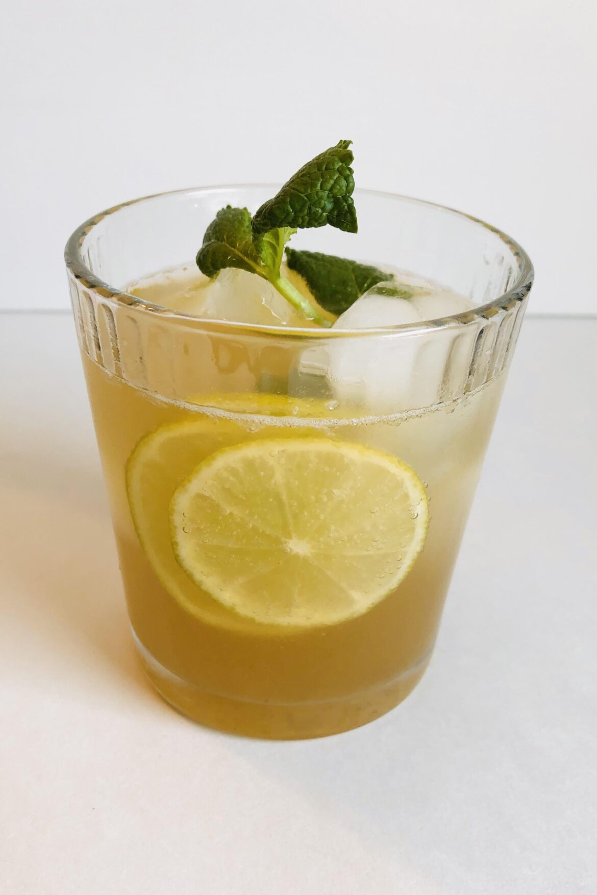 Date-sweetened homemade ginger ale