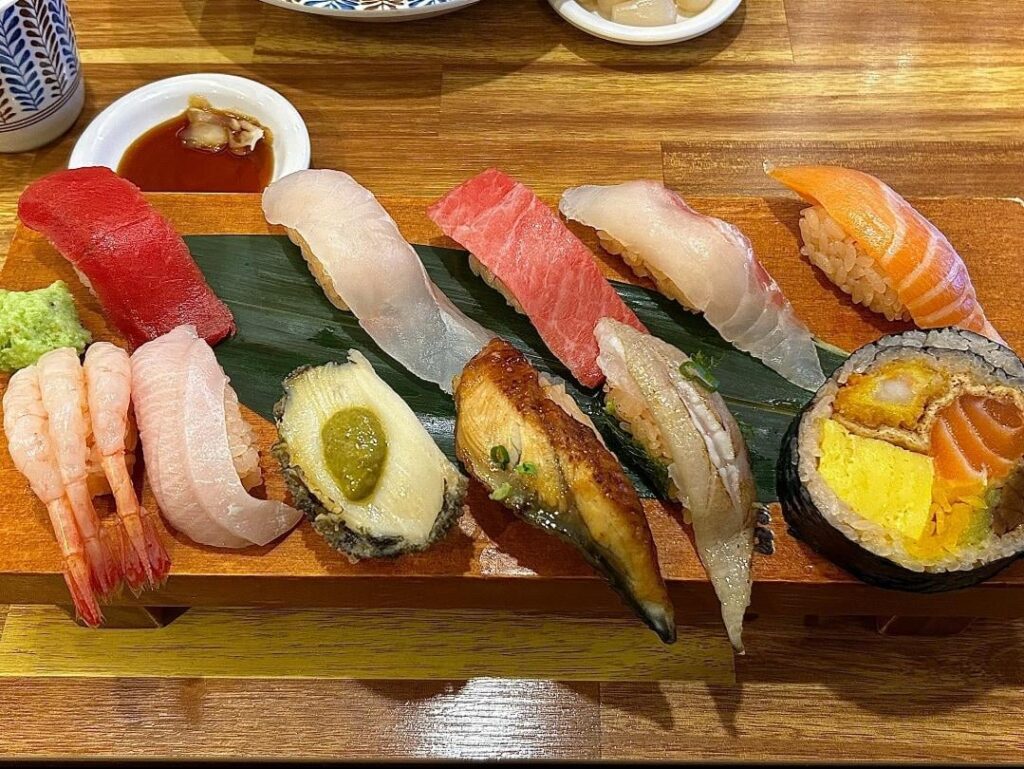 [OC]This sushi spread was on another level