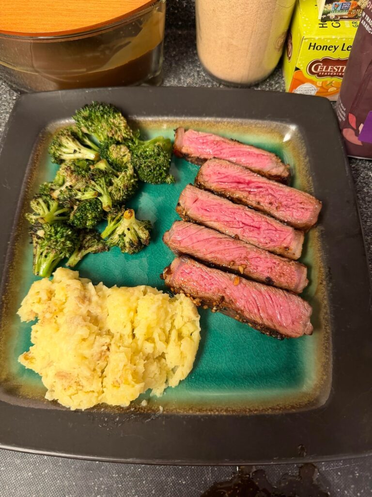 My first attempt at a steak turned out sooo beautiful