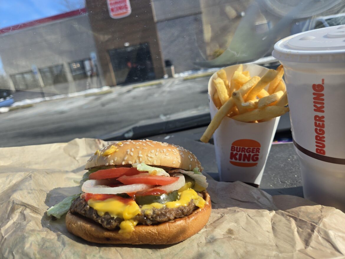 A little burger king for breakfast