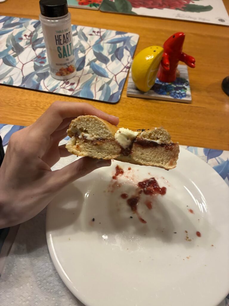 First time having a breakfast bagel