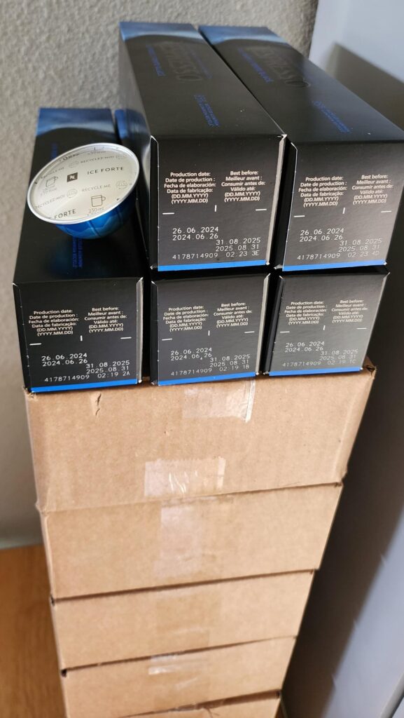 I bought 240 pods of Ice Forte out of date on FB Marketplace.