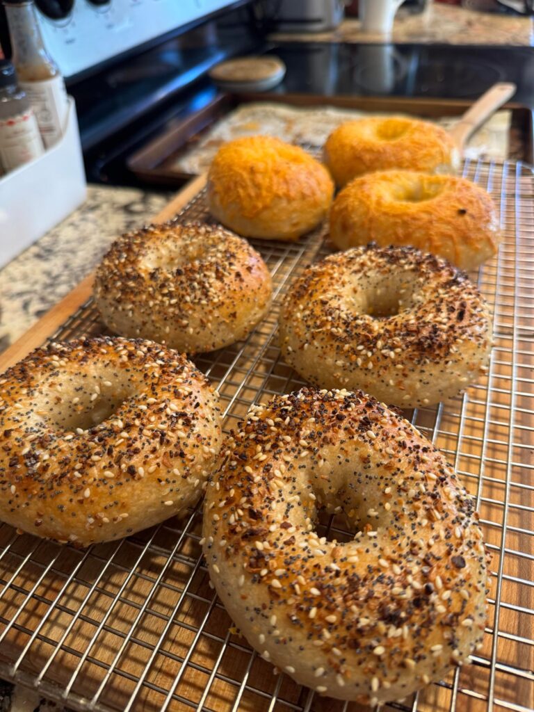 First attempt at bagels First attempt at bagels
