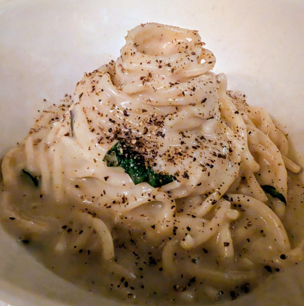 Cacio e Pepe at Emmer & Rye