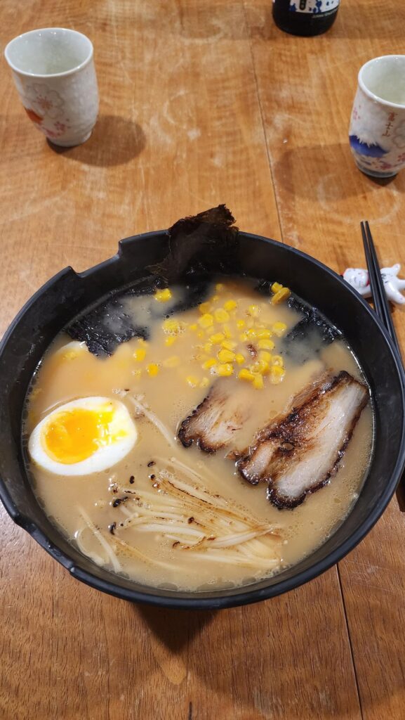 Tonkotsu with leftover bones from Christmas ham Tonkotsu with leftover bones from Christmas ham