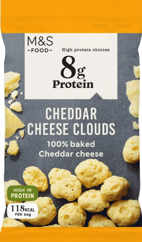 Delicious crispy cheese clouds
