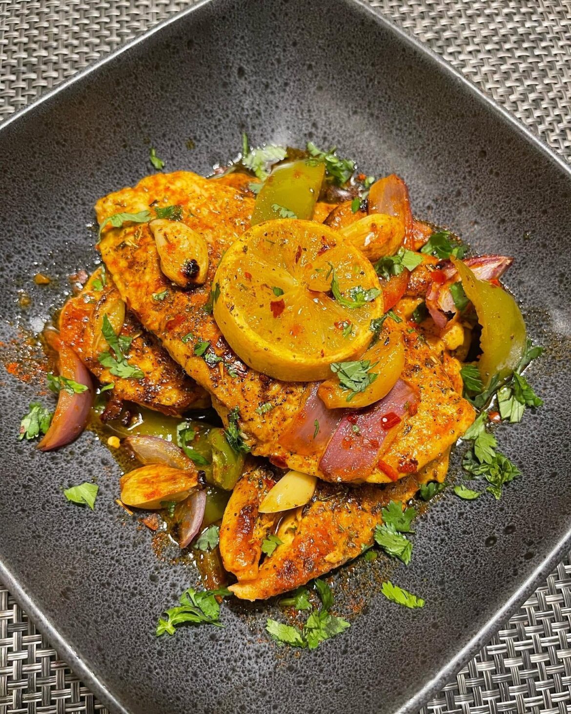 My buttery lemon garlic baked chicken