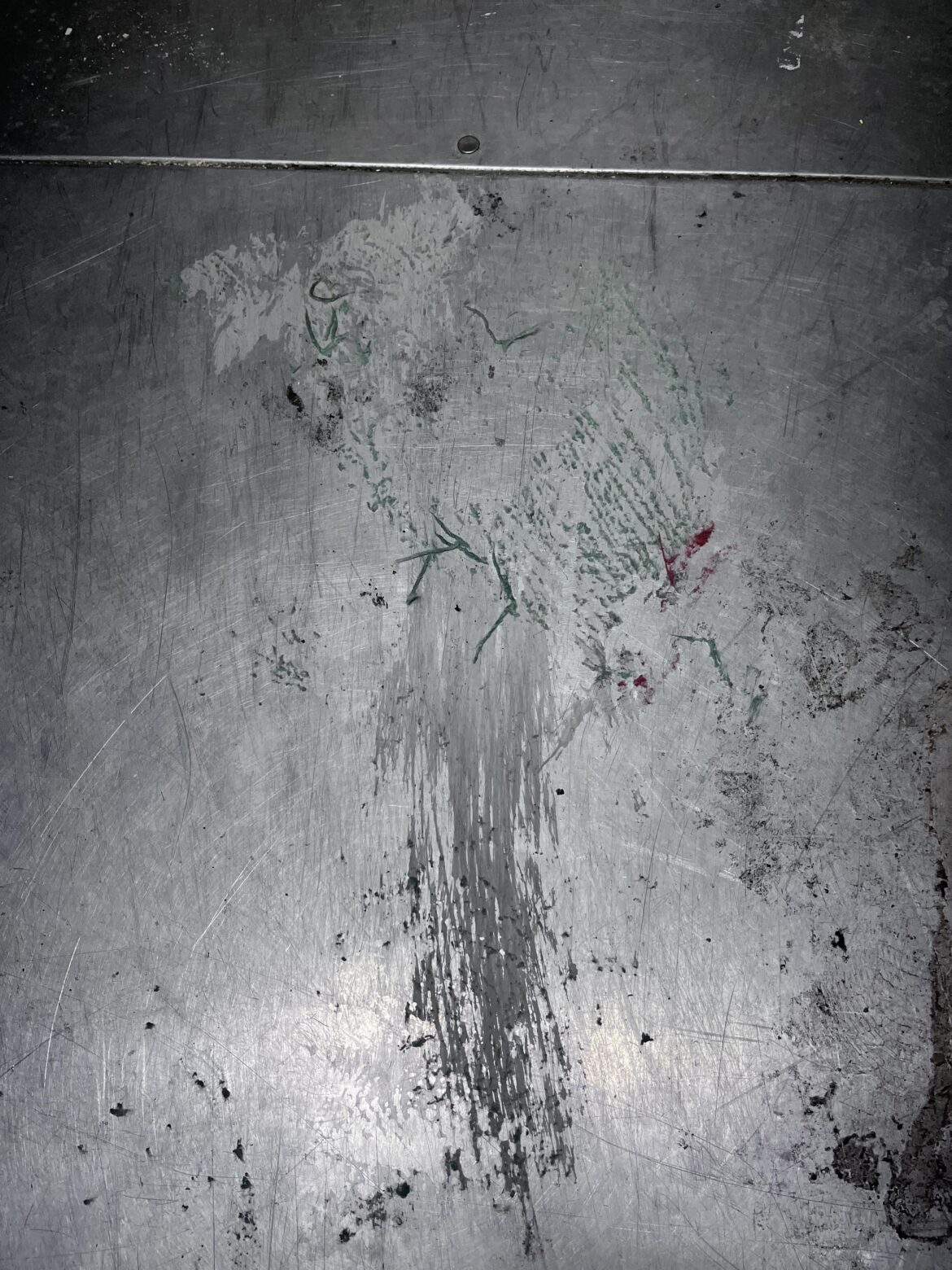 Goddamit who tried to mop the freezer?