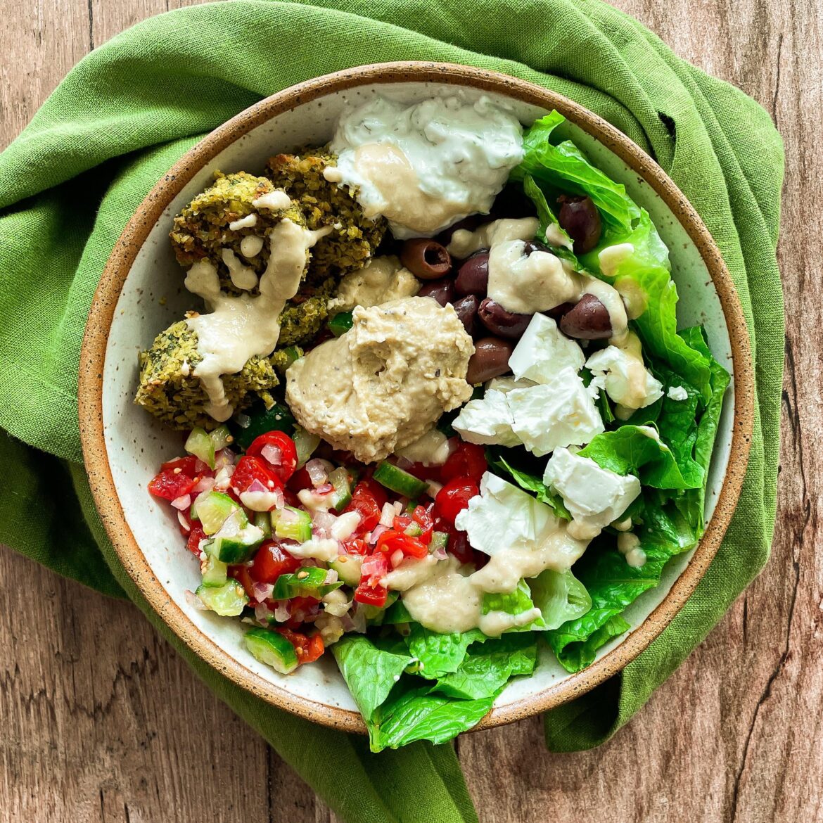 Baked Falafel Bowl