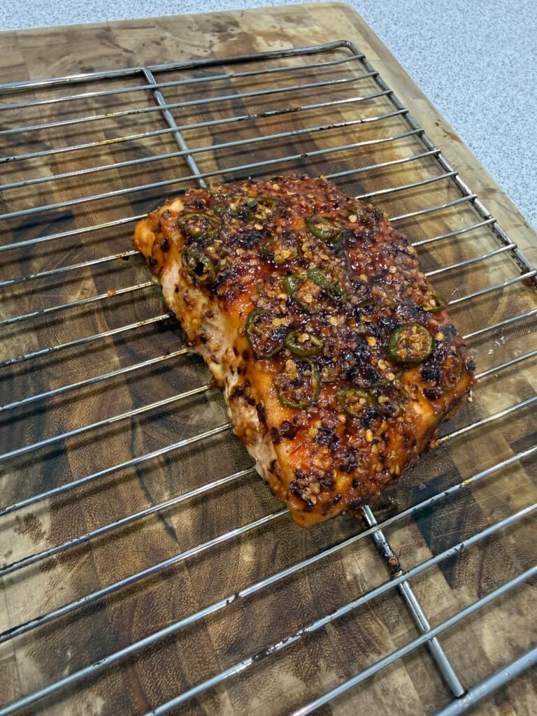 Chili & Garlic Smoked Halibut