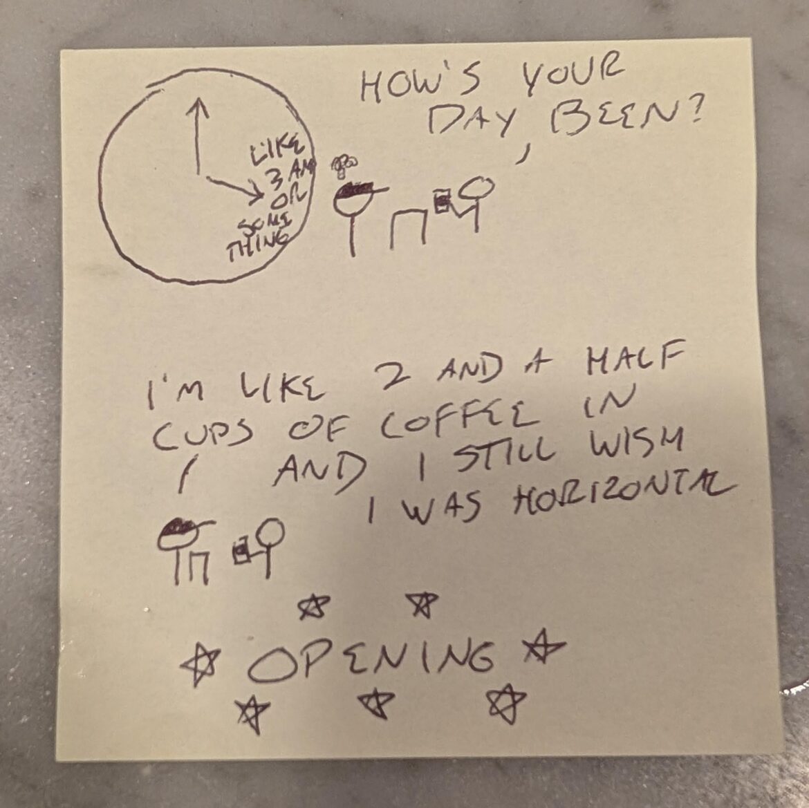 Below the Bar 8: You're lucky I'm even awake at this hour