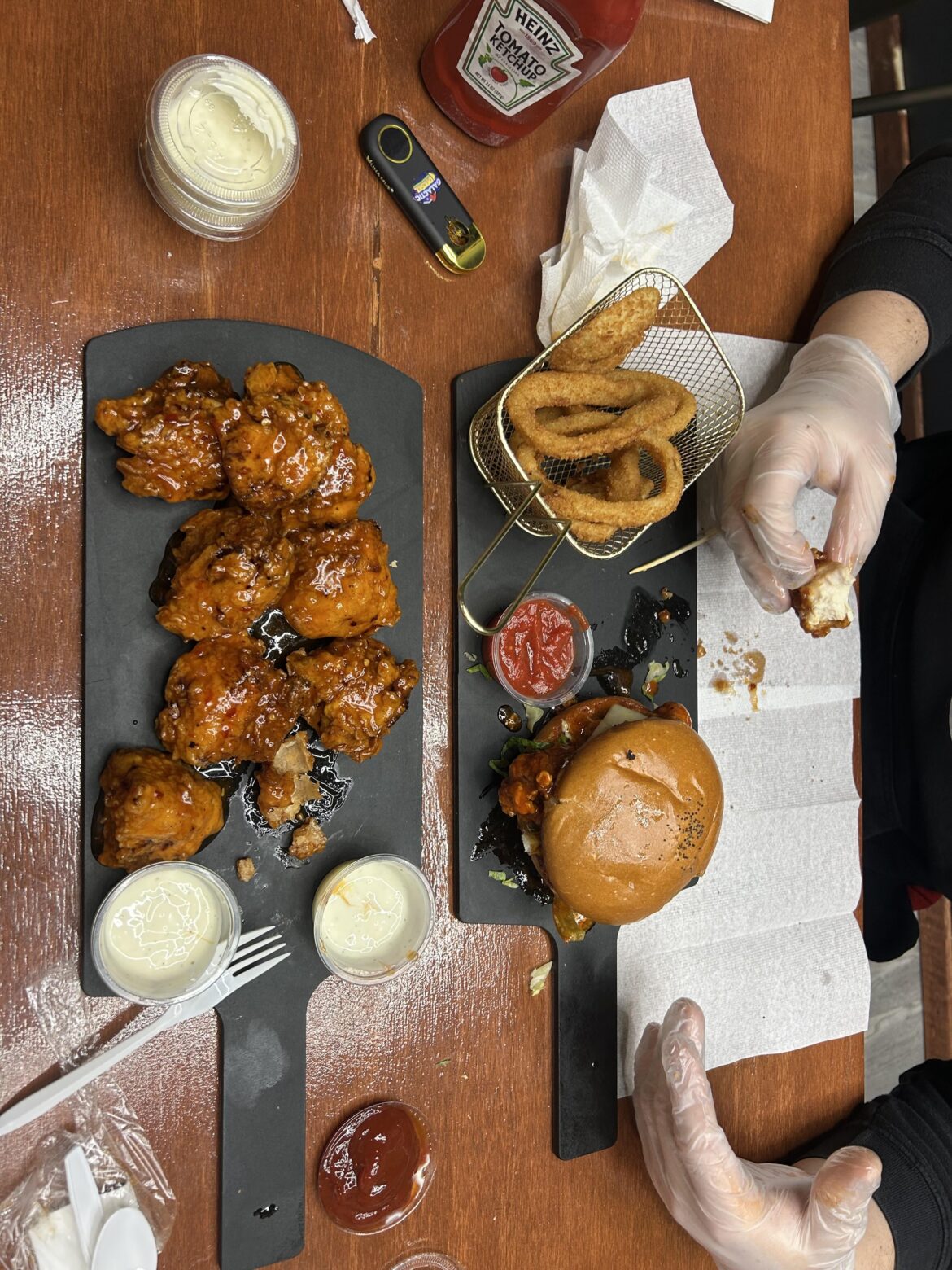 local spot with boards